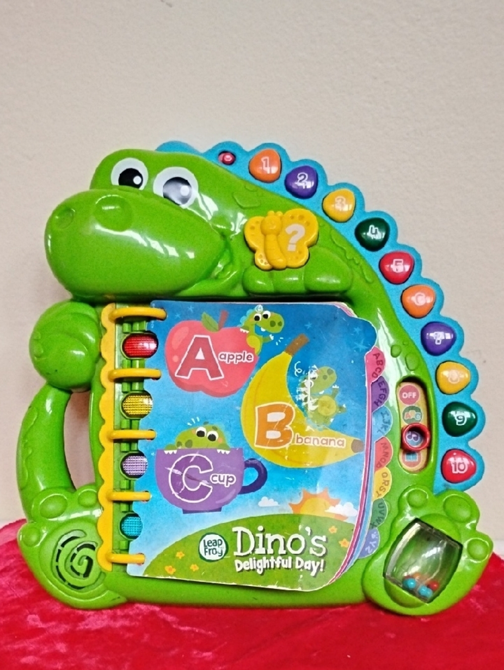 LeapFrog Dino Alphabet & Numbers Learning Toy - Green - Picture 8 of 8